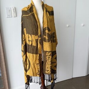 Steelers Black and Gold Team Wrap Scarf